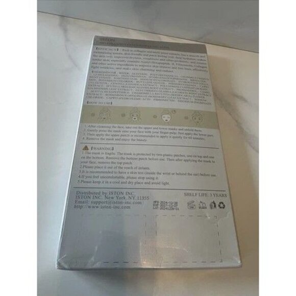 Iston Bio-Collagen Anti-Wrinkle Gel Mask Skin Hydrating 6 sheets - Picture 2 of 3
